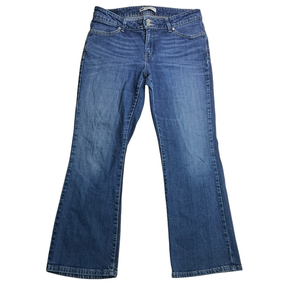 Levi's 529 Curvy Bootcut Medium Wash Denim Blue Jeans Size 14S W32 x L30